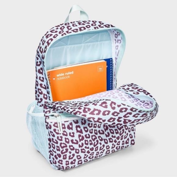 Leopard Print Backpack - Picture 2 of 3